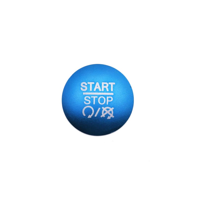 AuTK طقم أغطية أزرار ومقابض HVAC من سبائك الألمنيوم يناسب دودج تشالنجر وتشاجر 2015-2024، يناسب كرايسلر 300/300S 2015-2024، يناسب رام 1500/2500/3500 2013-2014 و2016 (5 قطع زرقاء) - Image 4